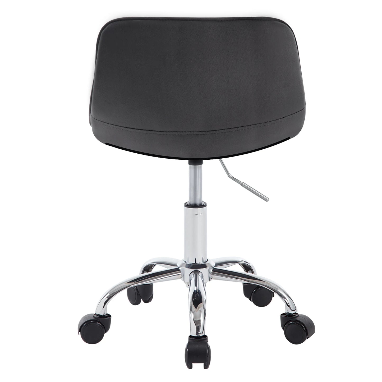 WOLTU Swivel Velvet Office Chair Dressing Stool with Backrest Height Adjustable Padded Seat Make-up Work Chair