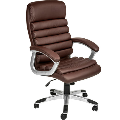 Tectake-Paul office chair | Swing chair | Star-shaped Base with 5 wheels for stability | Ergonomic and unique design