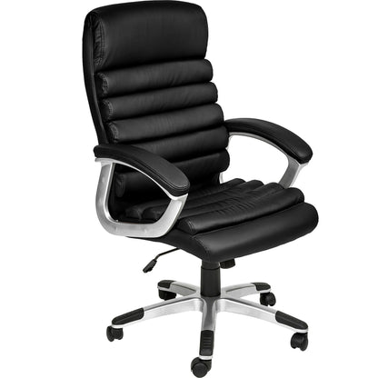 Tectake-Paul office chair | Swing chair | Star-shaped Base with 5 wheels for stability | Ergonomic and unique design