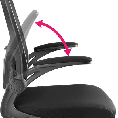 Tectake Ergonomic Arges office chair with adjustable headrest | 360 ° swivel office chair with comfortable padding | Ergonomic backrest with adjustable headrest | Height adjustable lumbar support