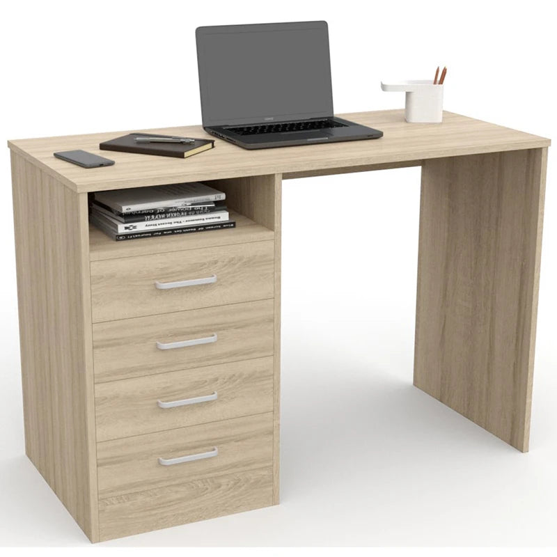 Dormidan-desk with 4 drawers, office table, computer office