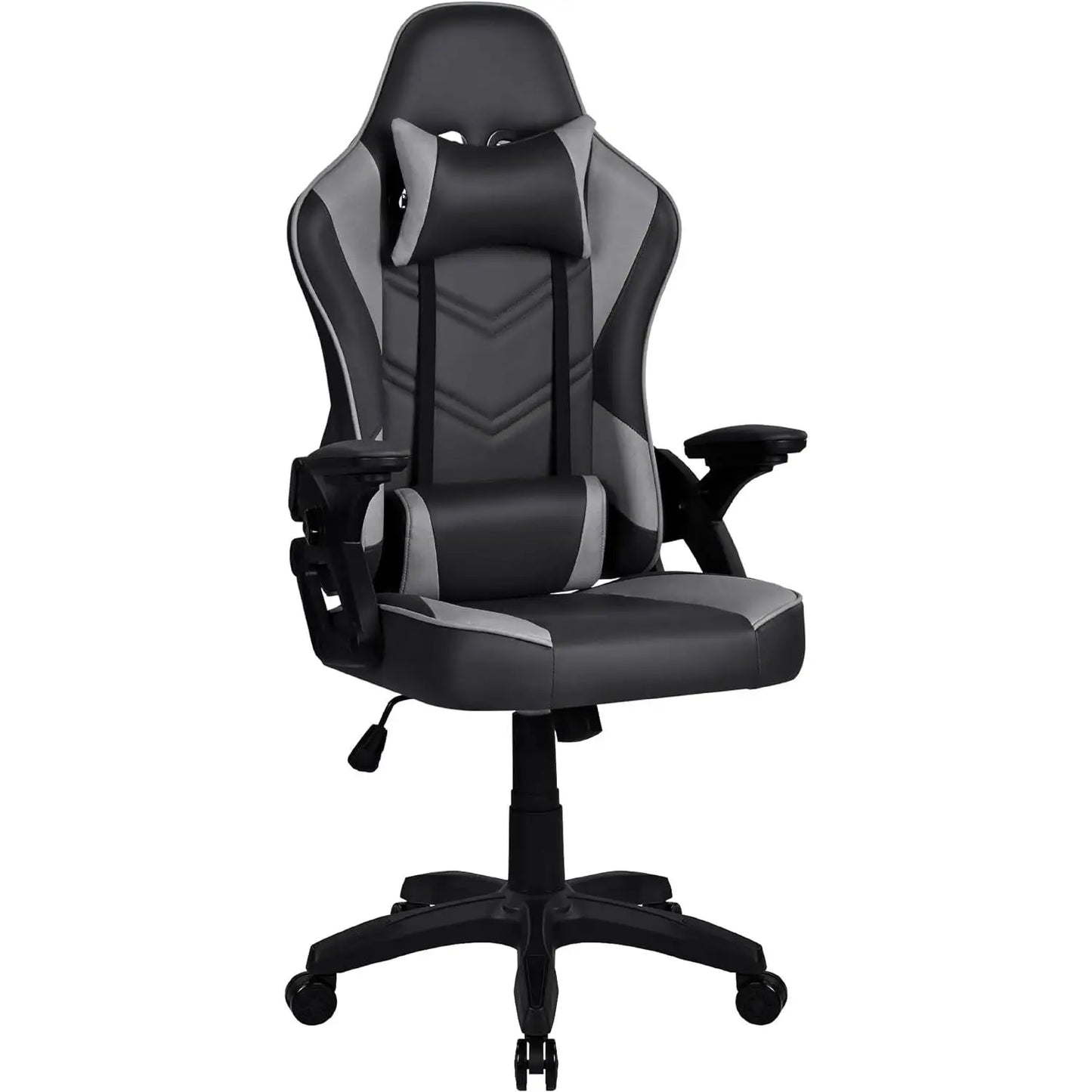 T-lovendo Professional Gaming Chair, Ergonomic, Breathable Fabric Anti-smudge, Flip Armrest for Adults Adjustable height and reclining backrest