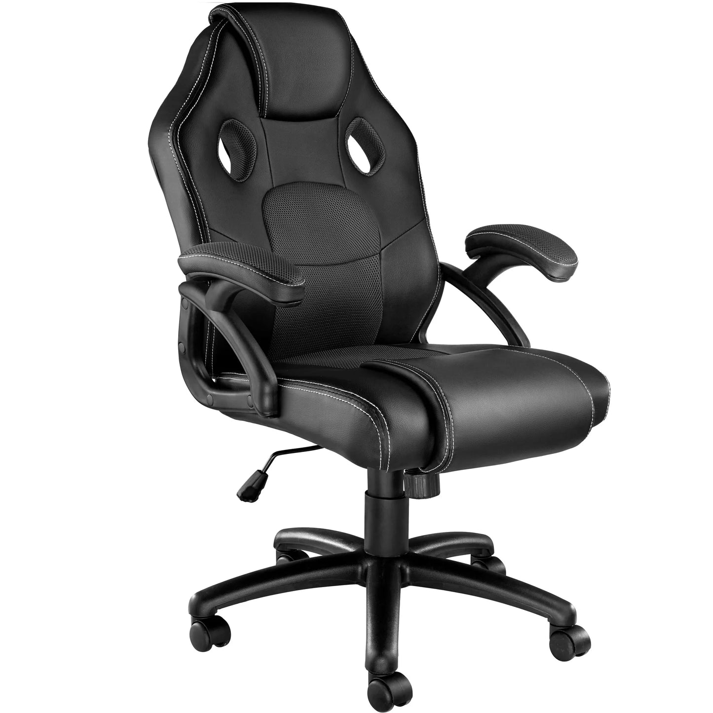 Tectake-Mike Racing office chair | Extra-thick padding for optimal comfort | Breathable textile layers | Adjustable in height