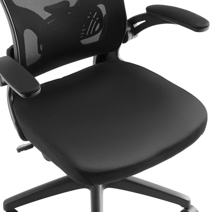 Tectake Ergonomic Arges office chair with adjustable headrest | 360 ° swivel office chair with comfortable padding | Ergonomic backrest with adjustable headrest | Height adjustable lumbar support