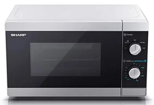 Sharp YC-MS01ES microwave 20 L with defrosting function, mechanical Control, and 800 W power