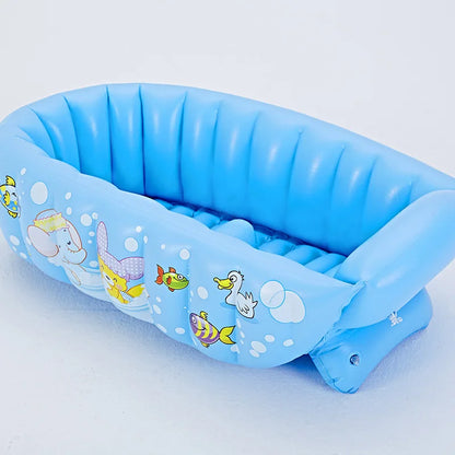 HappyFlute Baby Swimming BathTub Kids Portable Outdoor Inflatable Pool Children Basin Bathtub Newborns Swimming Pool