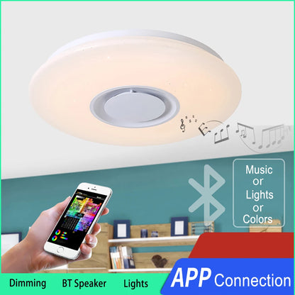 Nordic Round Aisle Led Lamp Mounted Creative Kitchen Lights Ceiling Lamp For Home Indoor Bluetooth Ceiling Light