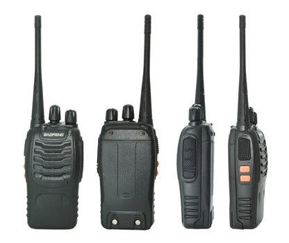 2Pcs/Lot Baofeng BF-888S Walkie Talkie Two-way Radio Set BF 888s UHF 400-470MHz 16CH Walkie-talkie Radios Transceiver