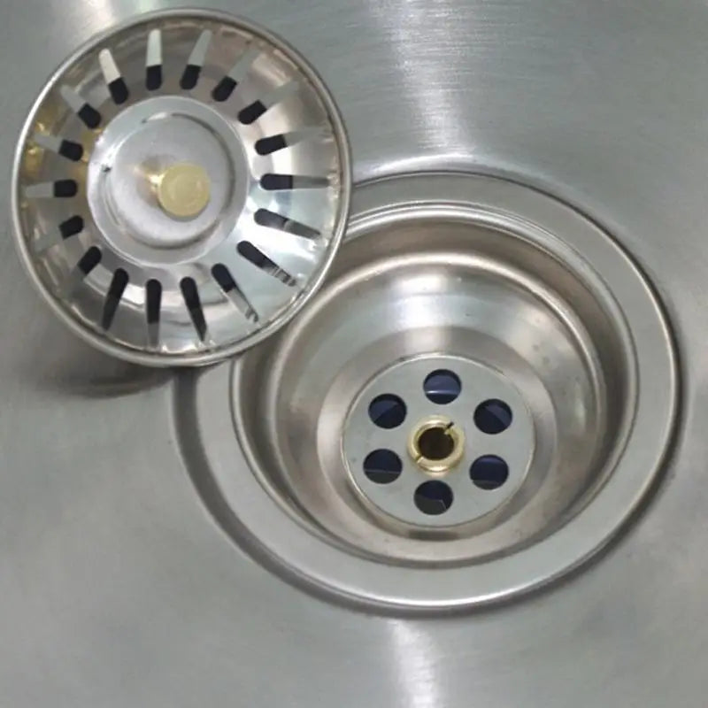 1PC Stainless Steel Kitchen Sink Strainer Stopper Waste Plug Sink Filter Bathroom Hair Catcher Drains Strainers Kitchen Tools