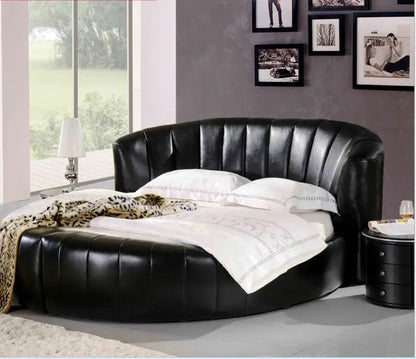 real Genuine leather bed frame Modern Soft Beds with storage Home Bedroom Furniture cama muebles de dormitorio / camas quarto