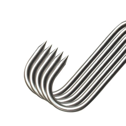 20 Pcs  Steel Meat Hooks with Sharp Tip Kitchen Baking Tools