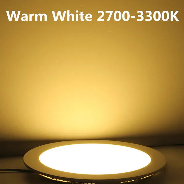 3W-25W Round LED Ceiling Light Recessed Kitchen Bathroom Lamp AC85-265V LED Down Light Warm White/Cool White Free Shipping