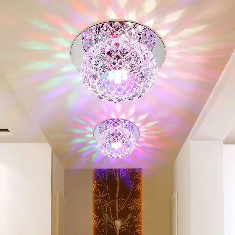 ANTINIYA  Modern Aisle Corridor Chandelier Ceiling Lamp Crystal Lighting Creative LED Ceiling Recessed Lamp for Hotel home