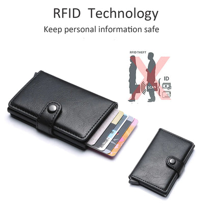 2022 Rfid Men Card Wallets Free Name Engraving Carbon Fiber Card Holder Slim Mini Wallet Small Money Bag Male Purses