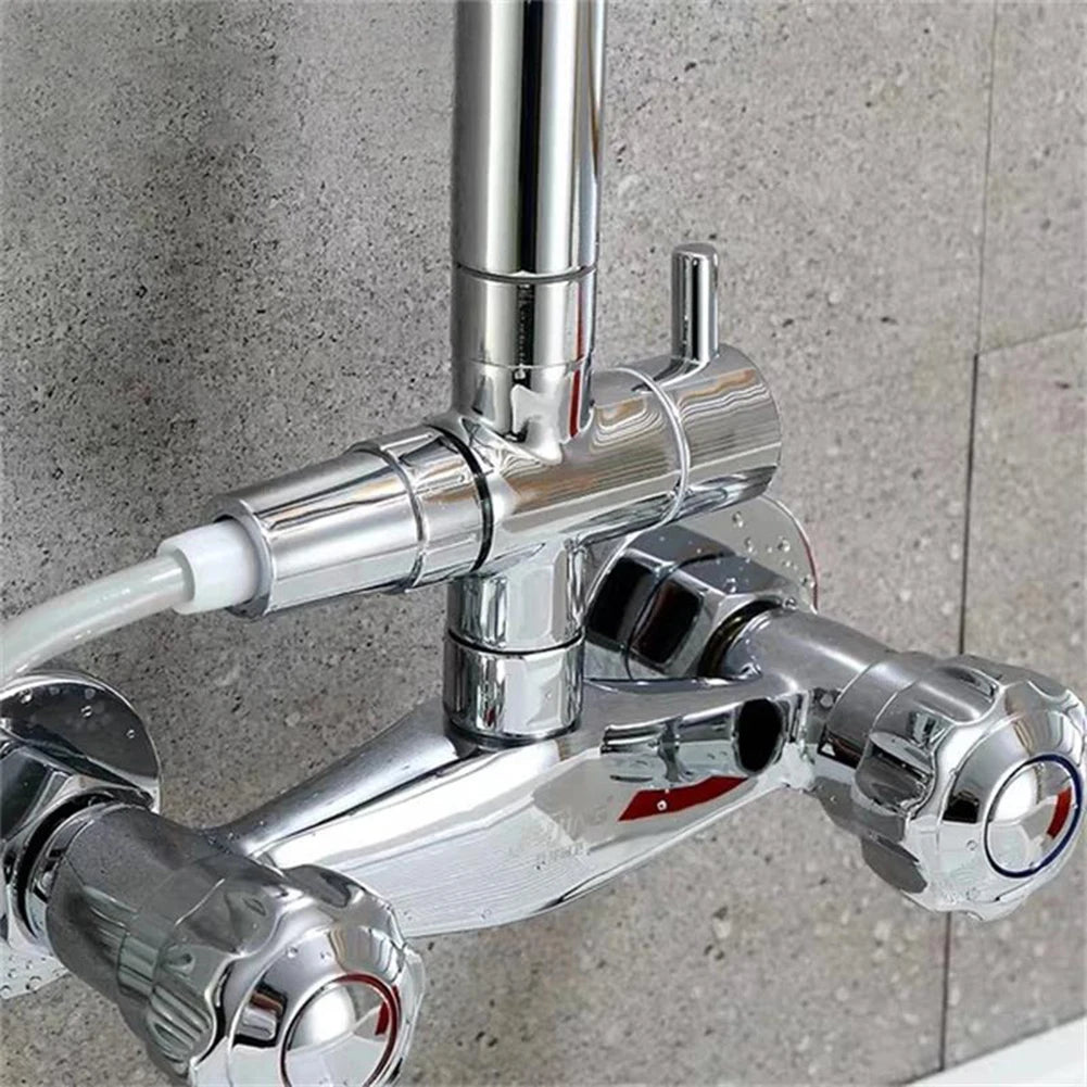 3 Way Shower Head Diverter Valve G1/2 Three Function Switch Adapter Connector Head faucet Bathroom Accessories