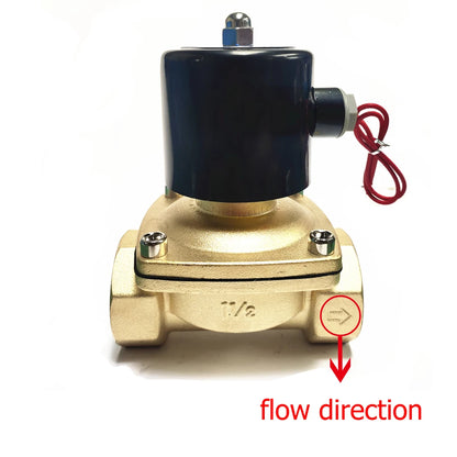 Electric Solenoid Valve 1/4" 3/8" 1/2" 3/4" 1" DN8/10/15/20/25/50 Normally Closed Pneumatic for Water Oil Air 12V 24V 220V