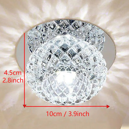 ANTINIYA  Modern Aisle Corridor Chandelier Ceiling Lamp Crystal Lighting Creative LED Ceiling Recessed Lamp for Hotel home