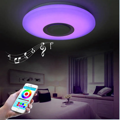 Nordic Round Aisle Led Lamp Mounted Creative Kitchen Lights Ceiling Lamp For Home Indoor Bluetooth Ceiling Light