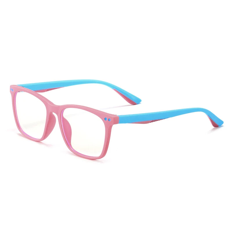 JULI Blue Light Blocking Glasses Children Frame Anti Boy Girl Reflective Clear Lenses UV400 Computer Kids Eyeglasses 6603