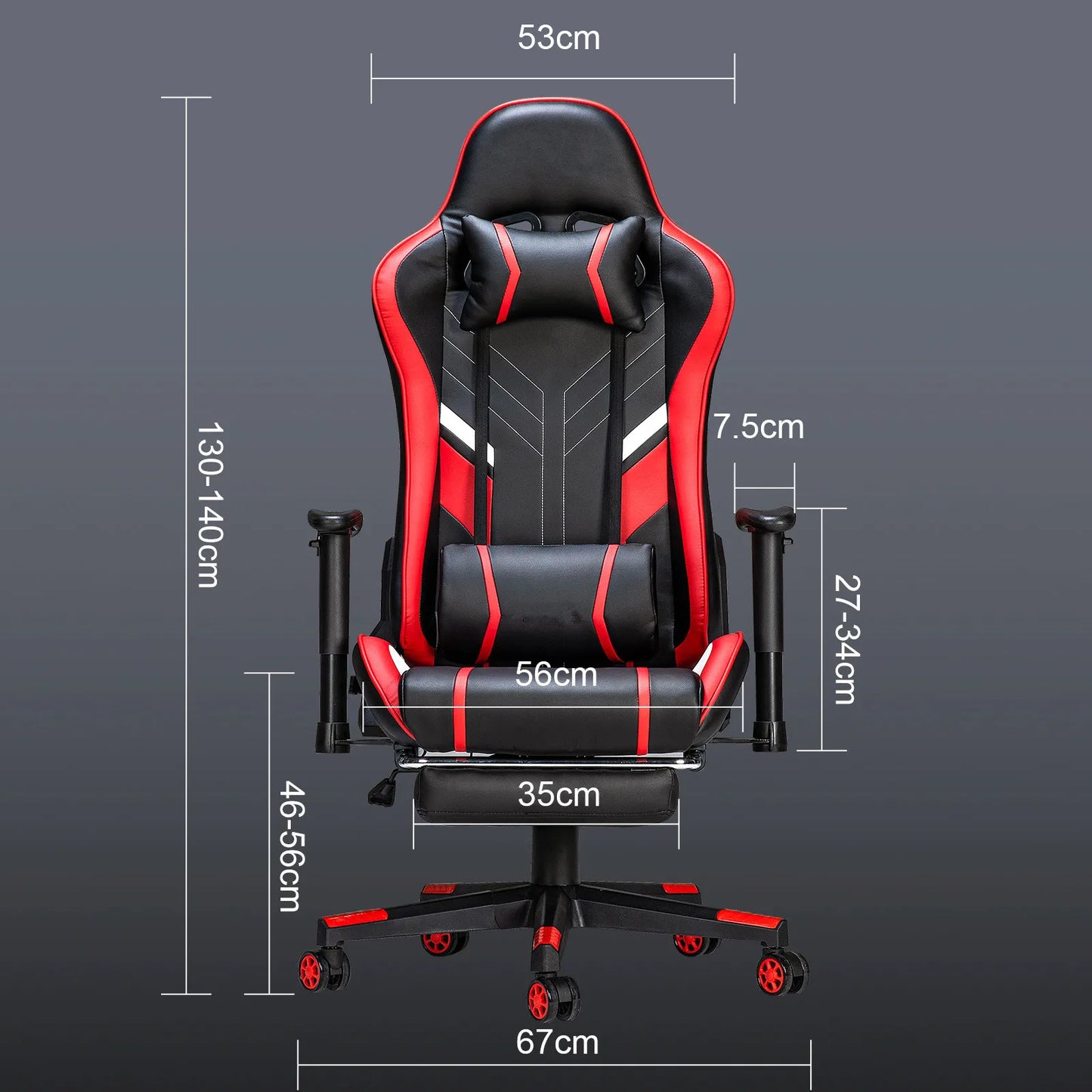 GC-RC03 Gaming Chair Massage Ergonomic High Back Design Lumbar Relax New Customized PU Massage Computer Office Chairs