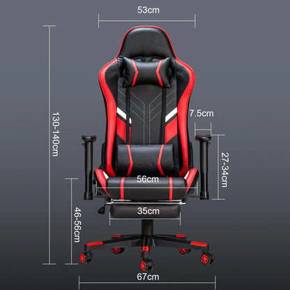 GC-RC03 Gaming Chair Massage Ergonomic High Back Design Lumbar Relax New Customized PU Massage Computer Office Chairs