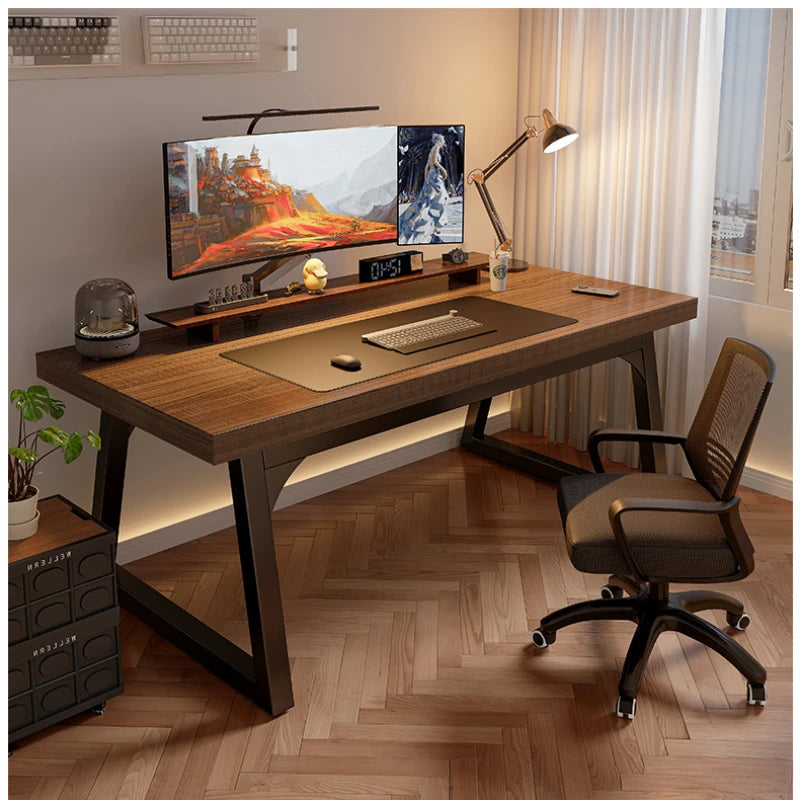 Reception Supplies Setup Work Desk Wooden Beauty Salon Corner Bench Work Desk Write Storage Study Scrivania Home Furniture ZT