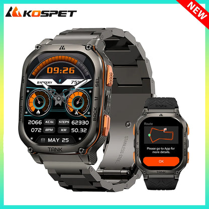 2024 KOSPET TANK M3 Ultra GPS Smartwatches Men Women Waterproof Smart watch 480mAh Digital Fitness AOD Male Electronic Watches