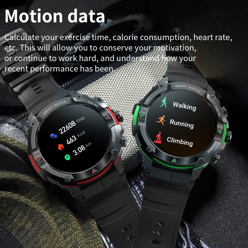 [2024 World Premiere]MASX MOSS Ⅱ Smart Watch 1.43'' AMOLED Display Hi-Fi Phone Calls Military-grade Toughness for Men