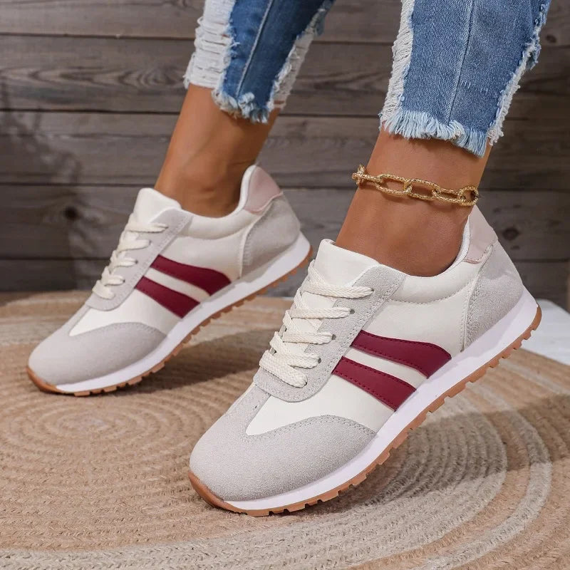 2024 New Casual Shoes Fashion All-match Running Shoes Breathable Cloth Surface Lightweight Sports Women's Shoes Zapatos De Mujer