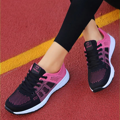 2024 Women Sport Shoes Fashion Platform Sneakers Ladies Spring Winter Flats Running Shoes for Woman