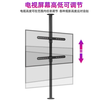 TV front and rear reversed 360 degree rotating hanging bracket, living room, bedroom, wardrobe, partition wall, display