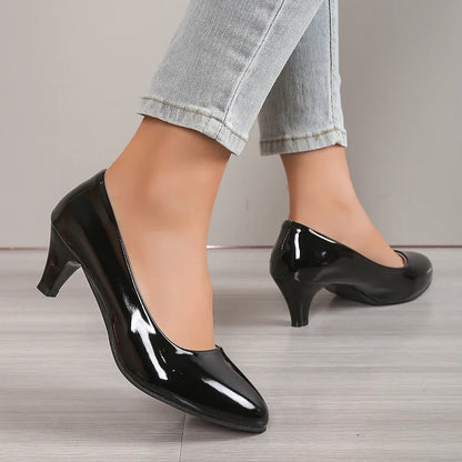 Women Pumps Nude Shallow Mouth Women Shoes Fashion Office Work Wedding Party Shoes Ladies Low Heel Shoes Shoes Soft Heels Women