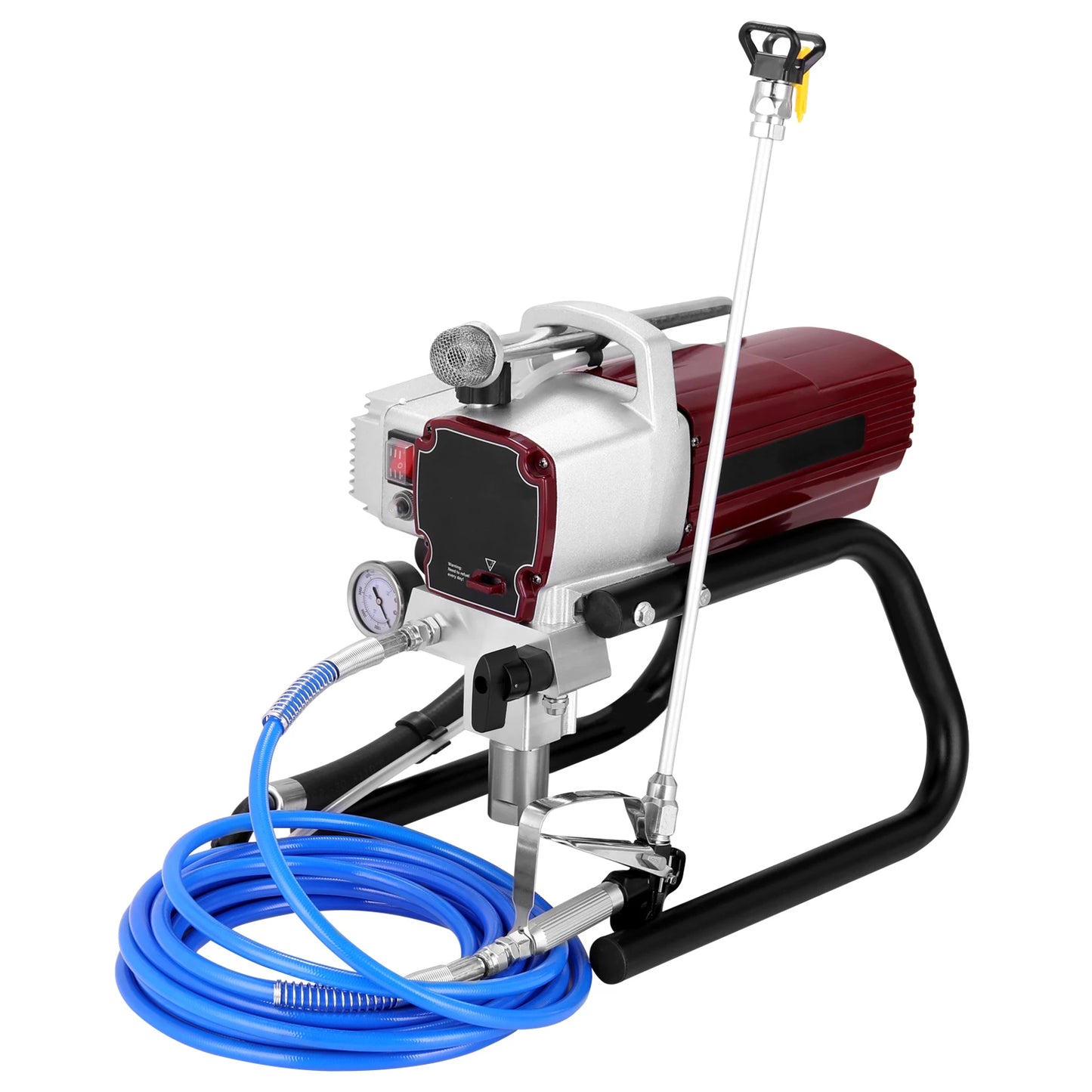 1800W Professional High-pressure Airless Spraying Machine Electric Paint Sprayer Internal-feed Painting Tool Airless Spray Gun