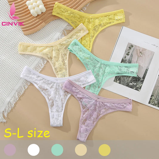 Sexy Fashion Transparent Women Thong Solid Color Printed Seductive Underwear Low Waist Cool Summer Tangas Comfortable Lingerie