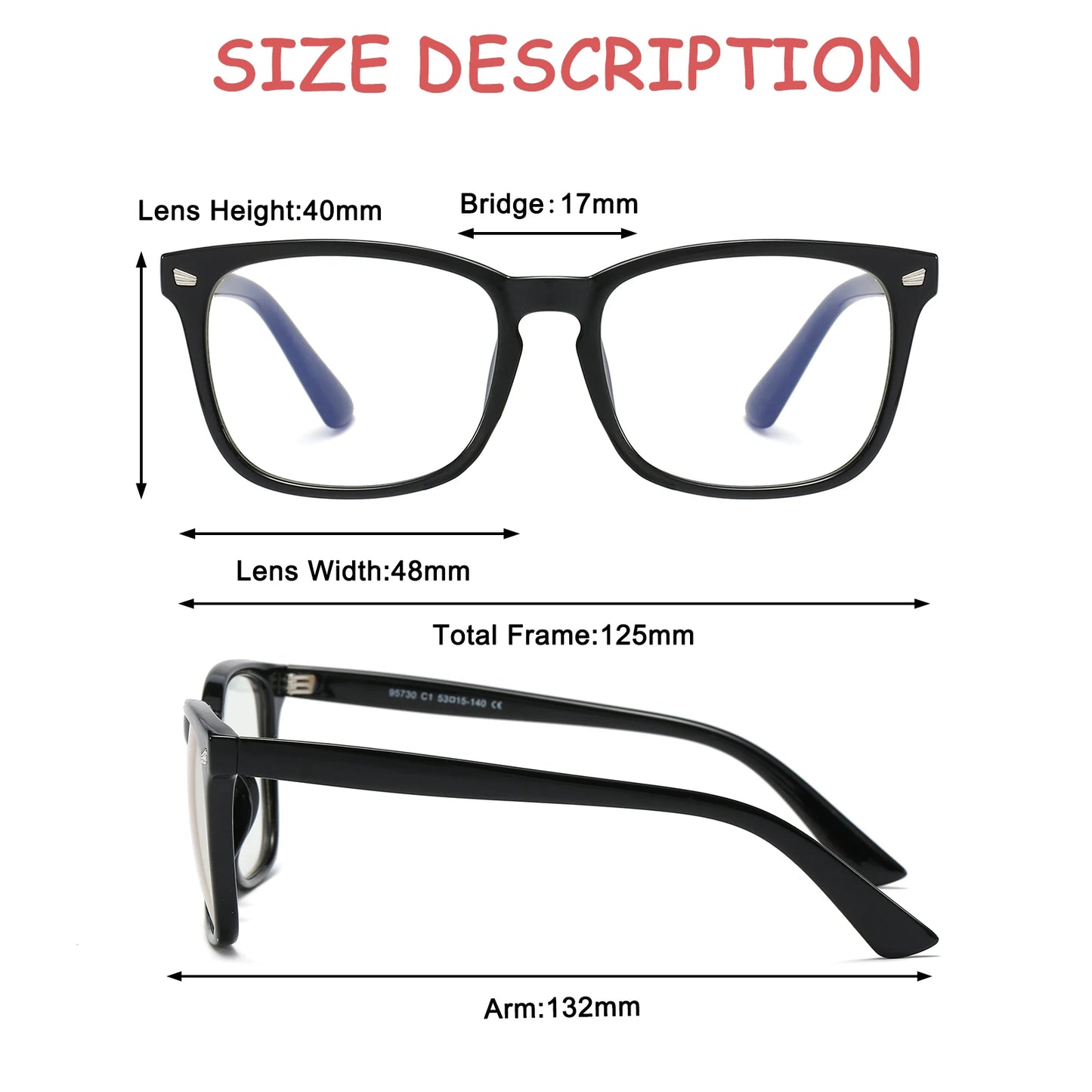 New Blue Light Blocking Kids Glasses Square Frame Eyewear Boys Girls Anti Blue Light Computer Eyeglasses