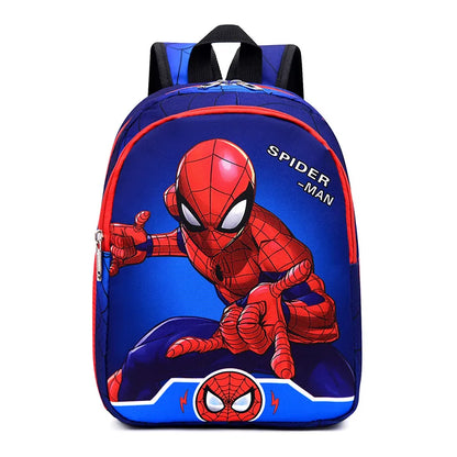 Disney Spider Man Backpack Children Cartoon Captain America Kindergarten School Bag For Boys Anit-lost Infantil Schoolbag Gift