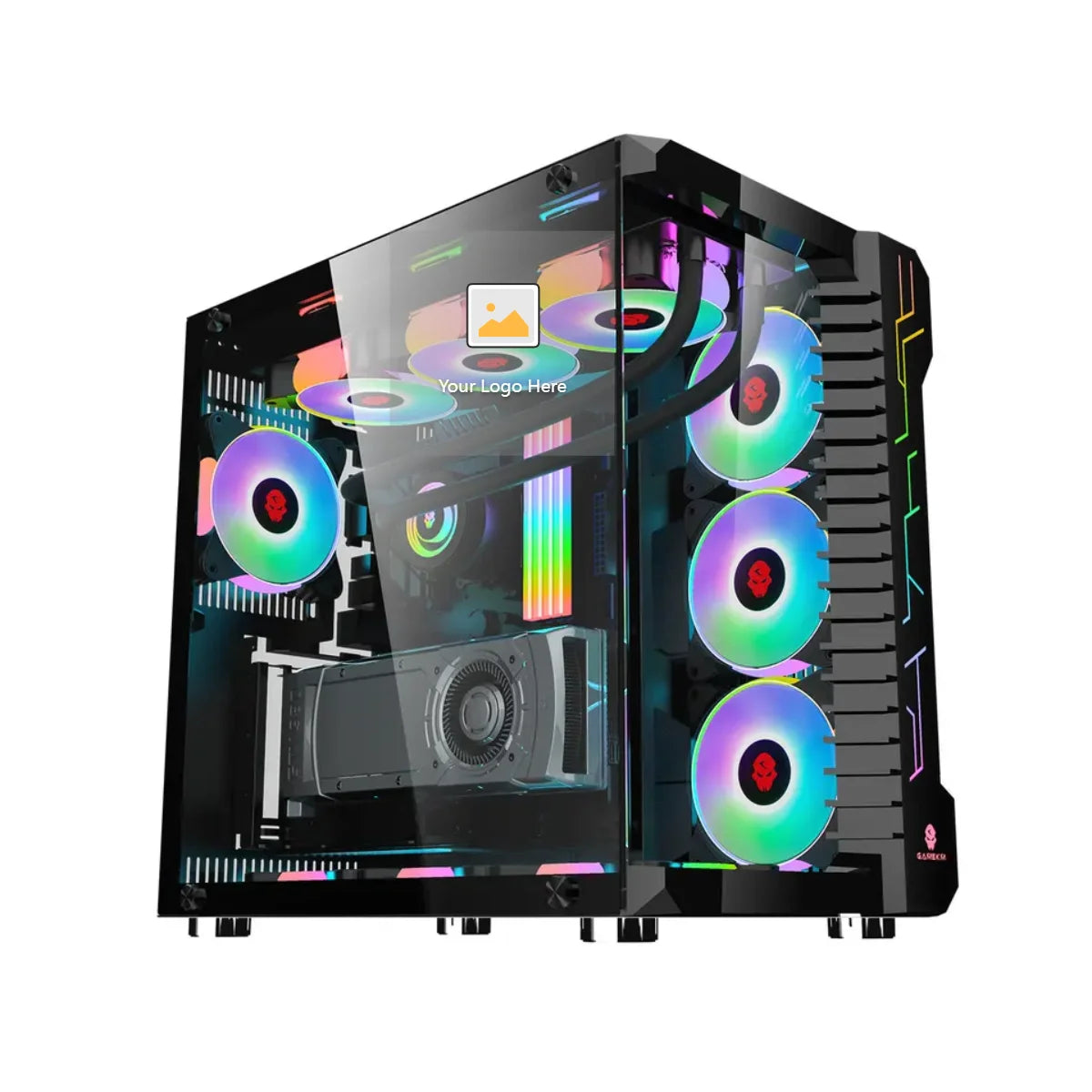 Aotesier DIY Desktop PC  core i5 E5-2650 cpu GTX 950 with 16G RAM 256G SSD Gaming PC Desktop computer Pc gamer all in one pc