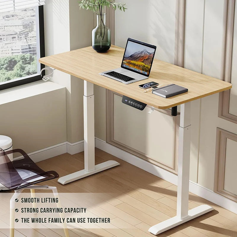 Height Adjustable Desk Motion Electric Sit Stand Up Down Computer Table Modern Lift Motorized Gaming Desktop Home Office Desks