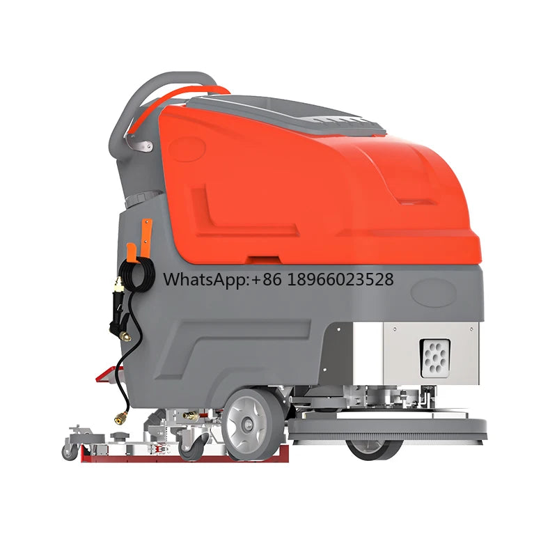 Autonomous Robot 60Hz Battery Brush Floor Scrubber Warehouse Cleaning Dryer Machine