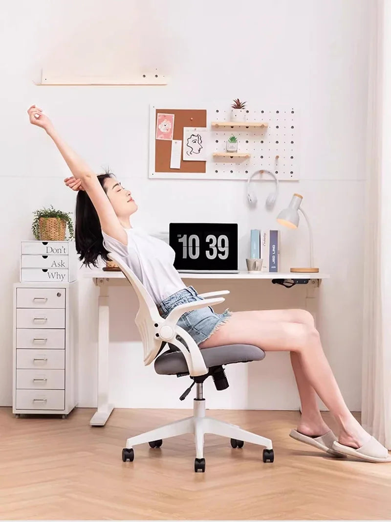 Lounge Comfort Office Chair Sedentary Mobile Student Home Bedroom Gaming Chair Vanity Silla De Escritorio Office Furniture Wall