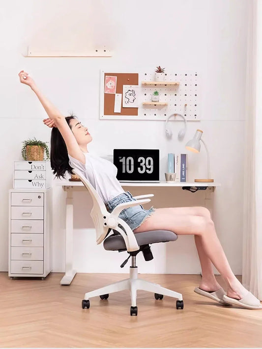 Lounge Comfort Office Chair Sedentary Mobile Student Home Bedroom Gaming Chair Vanity Silla De Escritorio Office Furniture Wall