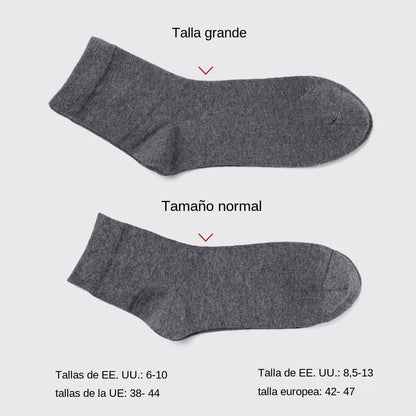 HSS Brand Men's Cotton Socks New Style Black Business Men Socks Soft Breathable Summer Winter for Male Socks Plus Size (6.5-14)