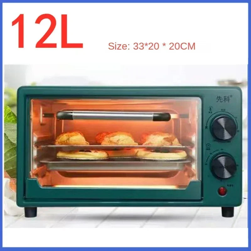 Multi functional kitchen electric oven, household small pizza baking microwave oven