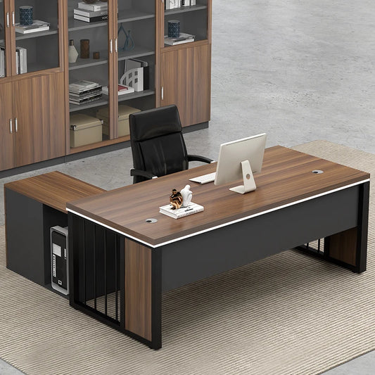 Reading Workshop Office DeskHome Gaming Writing Computer Room Workstation Modern Offer L Shaped Furniture Mesa Table Escritorio