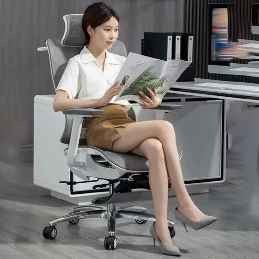 Executive Office Chair Ergonomic Work Computer Mesh Gaming Chairs Meeting Desk Wheels Silla De Escritorio Chaise Home Furniture