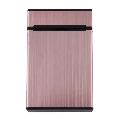 Portable Cigarettes Slim Aluminum Cigarette Case Cigar Tobacco Holder Box Storage Container Smoking Accessories