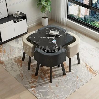 Table Coffee Tea Table Side Table Luxury Dining Chair Furniture For Living Room Home Seating Area Leisure Table And Chair Set