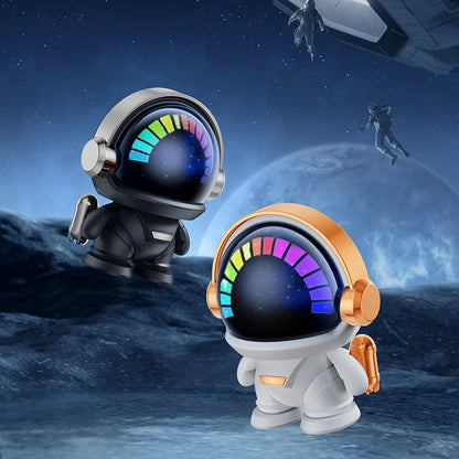 LED Mini Smart Astronaut Bluetooth Speaker Hifi Sound Box Portable Stereo Audio In Mic home decorative Gifts for children 2024