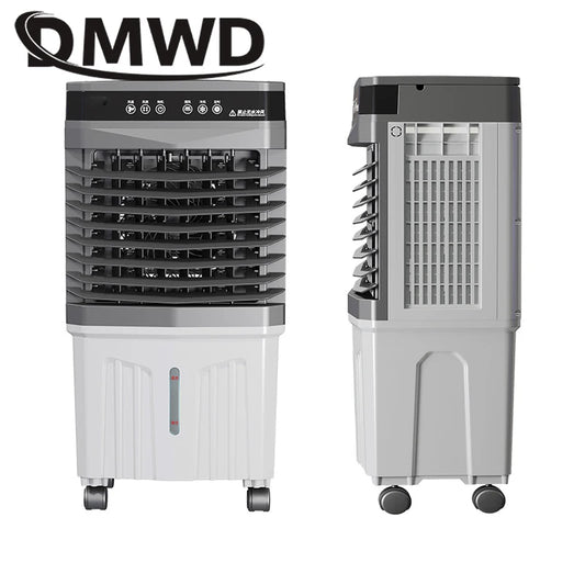 Electric Air Conditioning Cooler Mobile Floor Stand Water Cooling Blower Industrial Conditioner Fan Mist Humidifier Ventilator