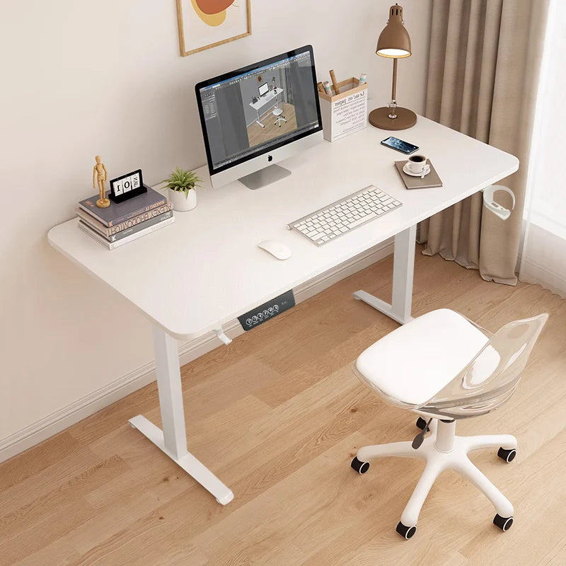 Height Adjustable Desk Motion Electric Sit Stand Up Down Computer Table Modern Lift Motorized Gaming Desktop Home Office Desks